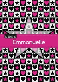 Le cahier d'Emmanuelle - Petits carreaux, 96p, A5 - Étoile et c ur