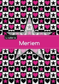 CAHIER MERIEM SEYES,96P,A5 ETOILEETCoeUR