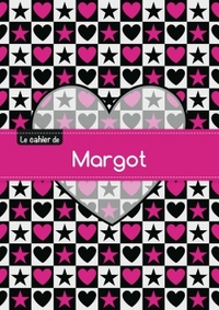 CAHIER MARGOT BLANC,96P,A5 CoeURETETOILE