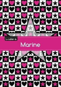 CAHIER MARINE PTSCX,96P,A5 ETOILEETCoeUR
