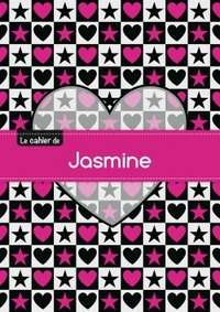 Le cahier de Jasmine - Blanc, 96p, A5 - C ur et étoile