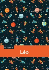 Le cahier de Léo - Petits carreaux, 96p, A5 - Espace