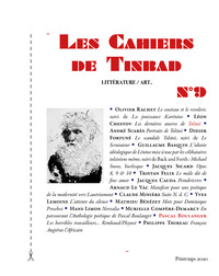 LES CAHIERS DE TINBAD N 9