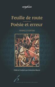 Feuille de route / Poésie et erreur