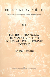 Patrice-François de Neny (1716-1784). Portrait d'un homme d'État