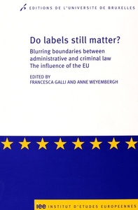 DO LABELS STILL MATTER ? BLURRING BOUNDARIES BETWEEN ADMINISTRATIVE AND CRIMINAL LAW - THE INFLUENCE