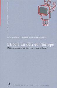 L'École au défi de l'Europe