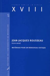Jean-Jacques Rousseau (1712-2012)