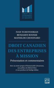 DROIT CANADIEN DES ENTREPRISES A MISSION