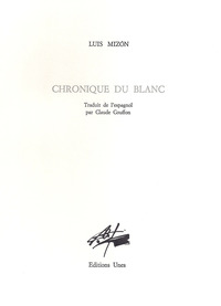 CHRONIQUE DU BLANC