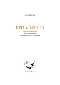 DITS ET MEDITS D'ABED NIL GAI