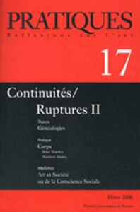 Pratiques 17. CONTINUITES/RUPTURES 2