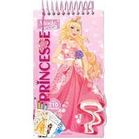 Carnet créatif Mode Academy Princesses (avec un bracelet)