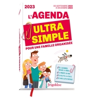 Agenda 2023 Ultra Simple pour une famille organisée ! (de sept. 2022 à déc. 2023)