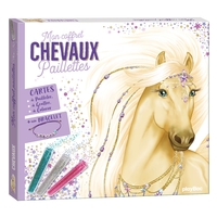 Mon coffret paillettes - Chevaux