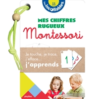 Les incollables - Eventail Montessori chiffres rugueux