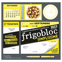 FRIGOBLOC HEBDOMADAIRE 2023 SIMPLISSIME (DE SEPT. 2022 A DEC. 2023) - CALENDRIER D'ORGANISATION FAMI