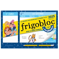 Mini Frigobloc Hebdomadaire 2025 avec le quiz famille Les Incollables® (de sept. 2024 à déc. 2025)