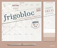 Frigobloc Mensuel 2026 Tendance déco Beige (de janv. à déc. 2026)