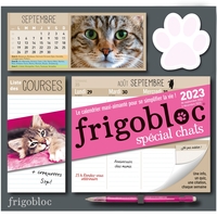 Frigobloc Hebdomadaire 2023 Chats (de sept. 2022 à déc. 2023)