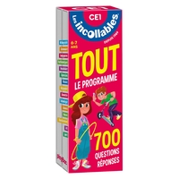 LES INCOLLABLES - TOUT LE PROGRAMME DU CE1 - 7/8 ANS - 700 QUESTIONS REPONSES POUR REVISER EN 2 EVEN