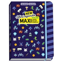 Mini agenda scolaire 2025-2026 - COUVERTURE PIXEL ART