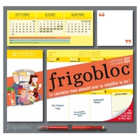 FRIGOBLOC HEBDOMADAIRE 2022 - CALENDRIER D'ORGANISATION FAMILIALE  / SEM (DE SEPT. 2021 A DEC. 2022)