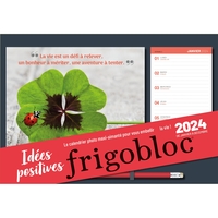 Frigobloc Mensuel 2024 Déco végétale (de janv. à déc. 2024) - édition  limitée