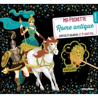 Ma pochette Rome Antique - Cartes à gratter et à colorier