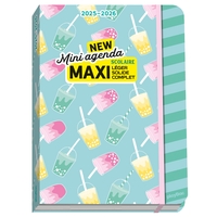 Mini agenda scolaire 2025-2026 - COUVERTURE BUBBLE TEA