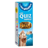 LES INCOLLABLES - 650 QUIZ FAMILLE FORT BOYARD - POUR JOUER TOUS ENSEMBLE DU CP AU COLLEGE + NIVEAU