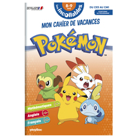 Cahier de vacances 2025 Pokémon - Les incollables - CE2 au CM1 - 8/9 ans