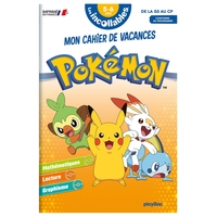 Cahier de vacances 2024 Pokémon - Les incollables -Grande Section au CP - 5/6 ans