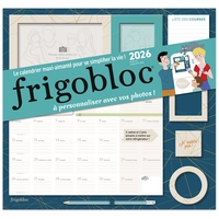 Frigobloc Mensuel 2026 Photos à personnaliser (de janv. à déc. 2026)