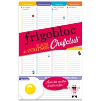FRIGOBLOC MES LISTES DE COURSES CHEFCLUB