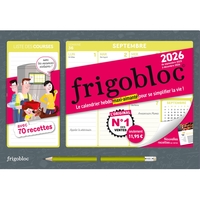 Frigobloc Hebdomadaire Compact 2026 (de sept. 2025 à déc. 2026) - Edition 2025