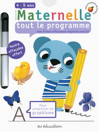 Tout le programme, moyenne section