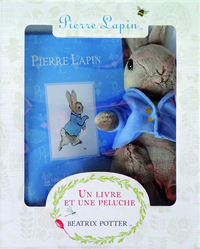PIERRE LAPIN - UN LIVRE ET UNE PELUCHE
