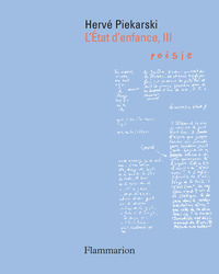 L'État d'enfance, III