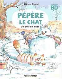 Un chat en hiver