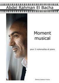 MOMENT MUSICAL POUR 2 VIOLONCELLES ET PIANO