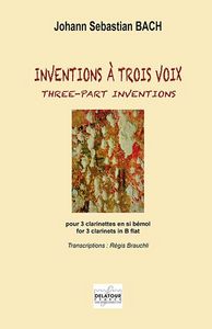 INVENTIONS A TROIS VOIX POUR 3 CLARINETTES