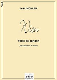 WIEN - VALSE DE CONCERT POUR PIANO A 4 MAINS