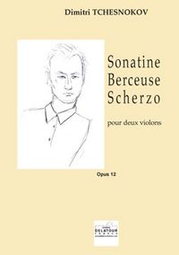 SONATINE, BERCEUSE ET SCHERZO POUR 2 VIOLONS