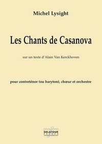 LES CHANTS DE CASANOVA - MATERIEL ORCHESTRE