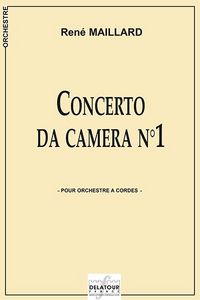 CONCERTO DA CAMERA N01 (CONDUCTEUR/SCORE)