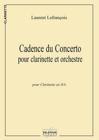 CADENCE DU CONCERTO POUR CLARINETTE ET ORCHESTRE