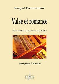 VALSE ET ROMANCE POUR PIANO A 4 MAINS