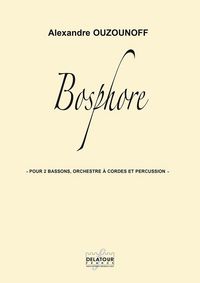 BOSPHORE POUR 2 BASSONS, ORCHESTRE A CORDES ET PERCUSSION (MATERIEL)