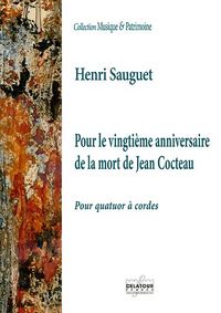 POUR LE VINGTIEME ANNIVERSAIRE DE LA MORT DE JEAN COCTEAU